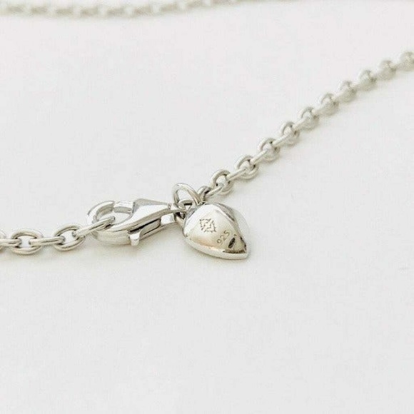 Stephen Webster Sterling Silver Chrysoprase Station Necklace - Picture 5 of 7